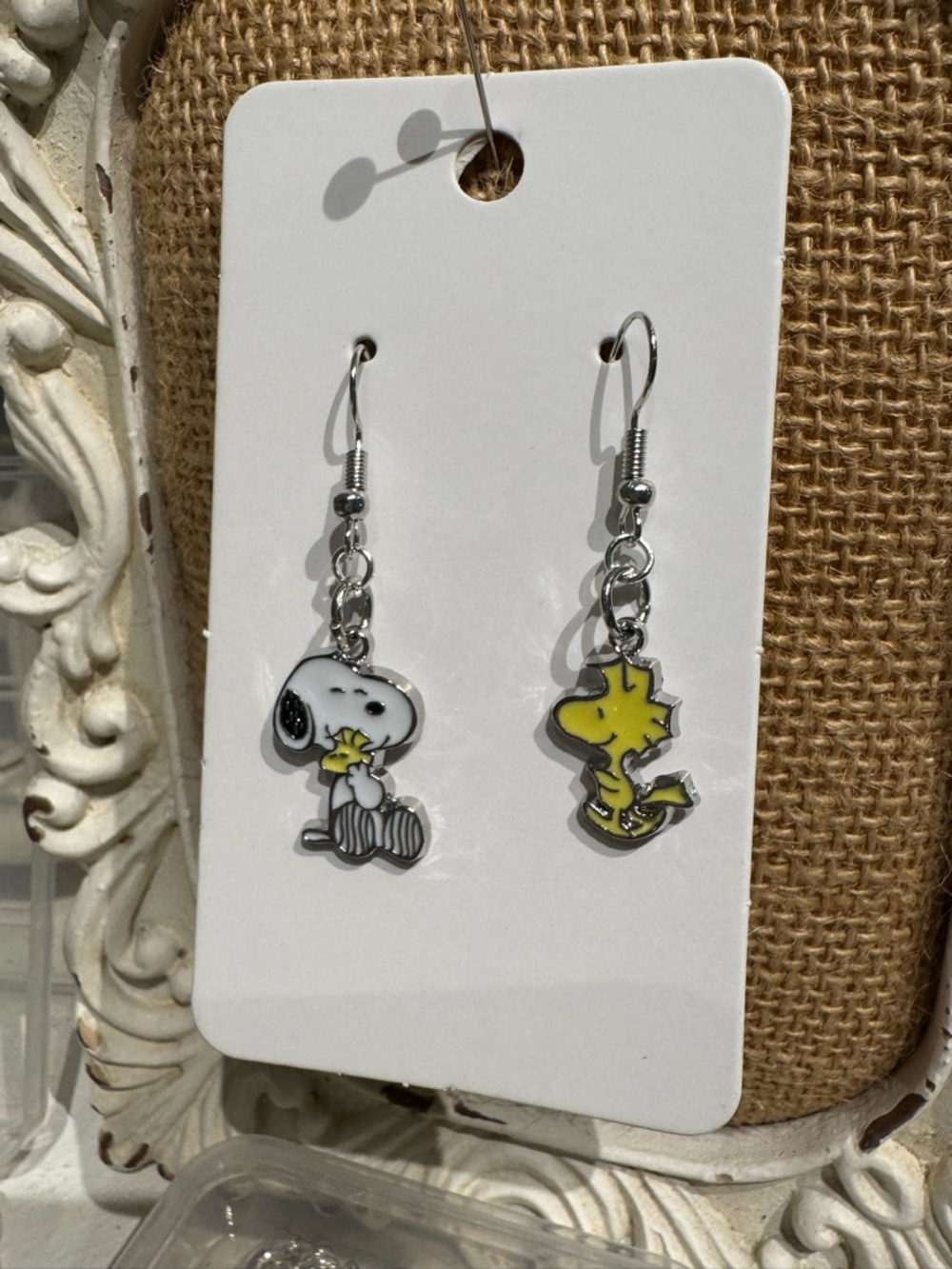 Peanuts Snoopy Charlie Brown Earrings - Picture 6 of 6